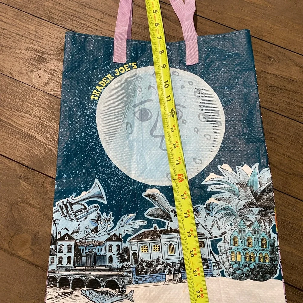 Trader Joe's 2016 Moon Reusable Bag Limited Edition Happy New Year Moon NEW NWOT - Picture 14 of 16